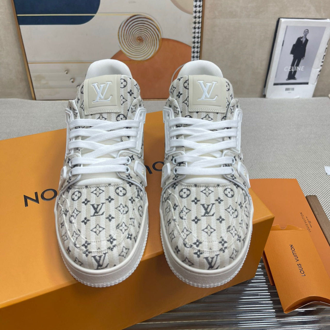 Louis Vuitton LV Trainer Sneaker          - DopestKickz