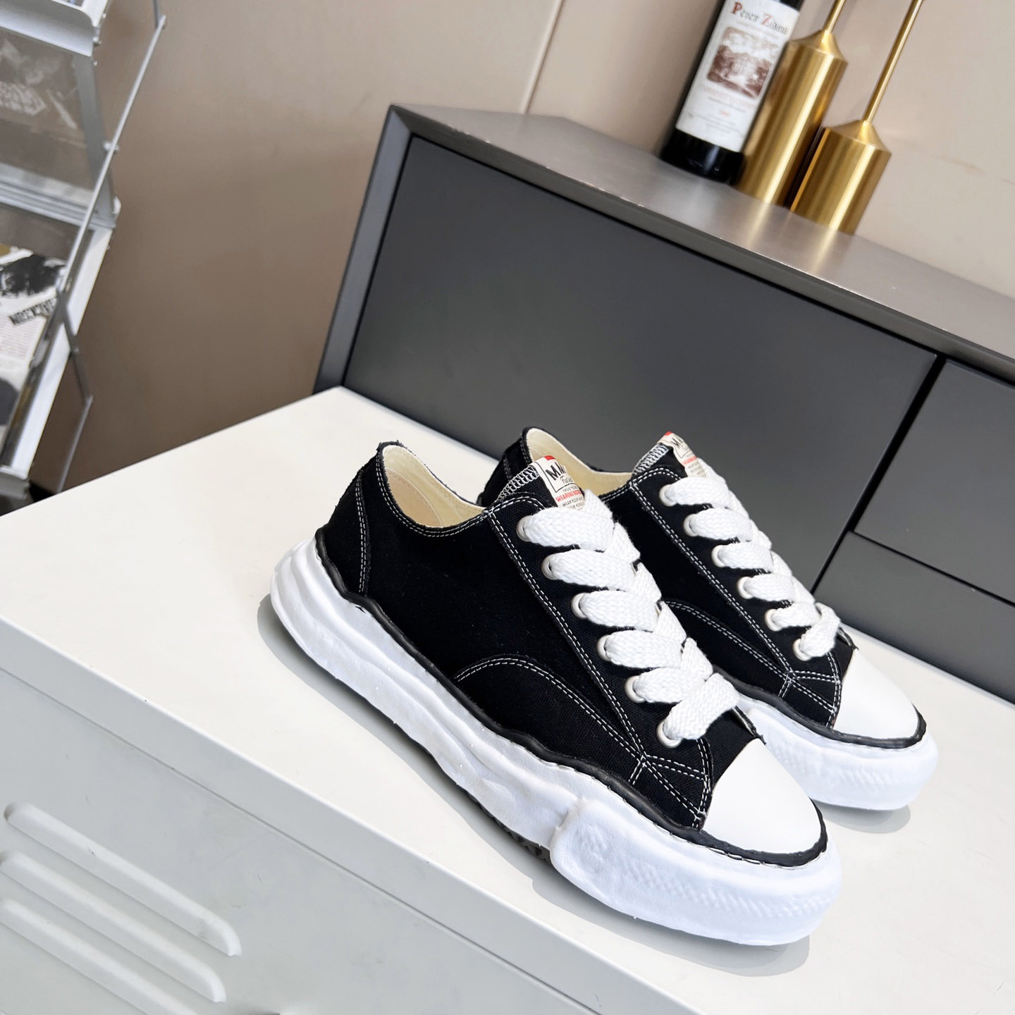 Maison Mihara Yasuhiro Hank OG Sole Canvas Low Sneaker - DopestKickz