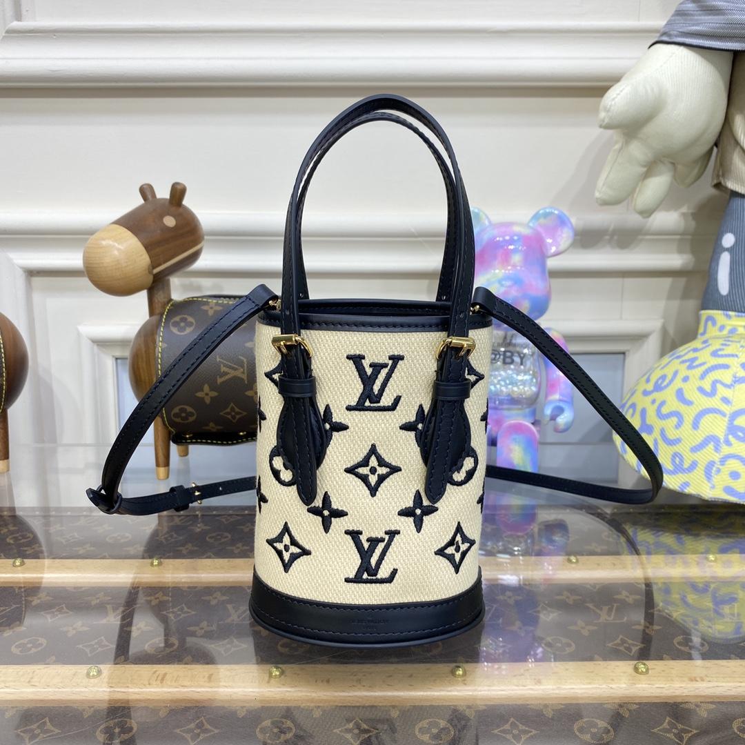 Louis Vuitton Nano Bucket (13*17*9cm)M82418 - DopestKickz