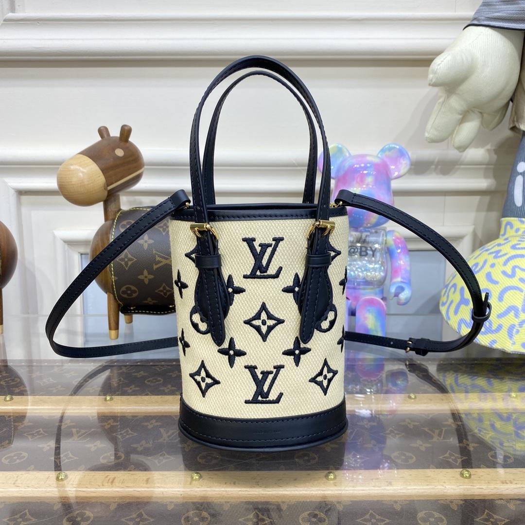 Louis Vuitton Nano Bucket (13*17*9cm)M82418 - DopestKickz
