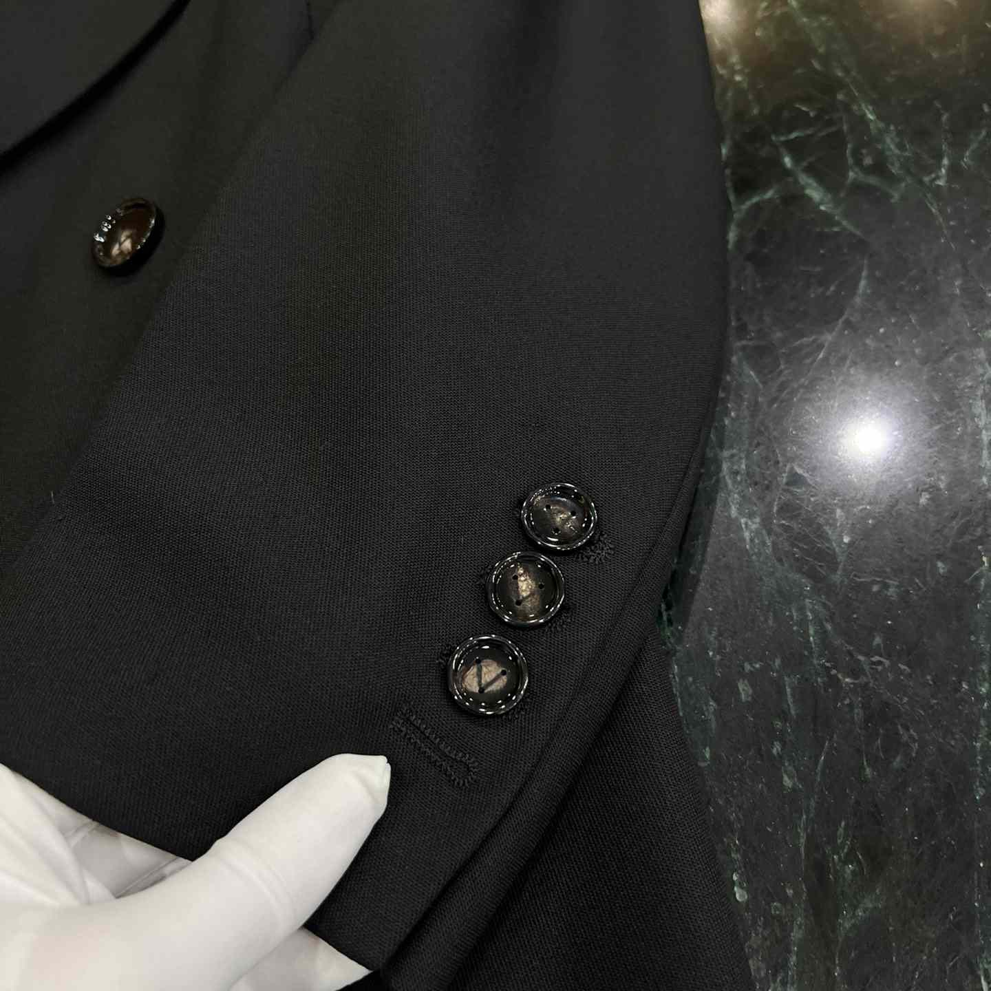 Bottega Veneta Compact Wool Coat - DopestKickz