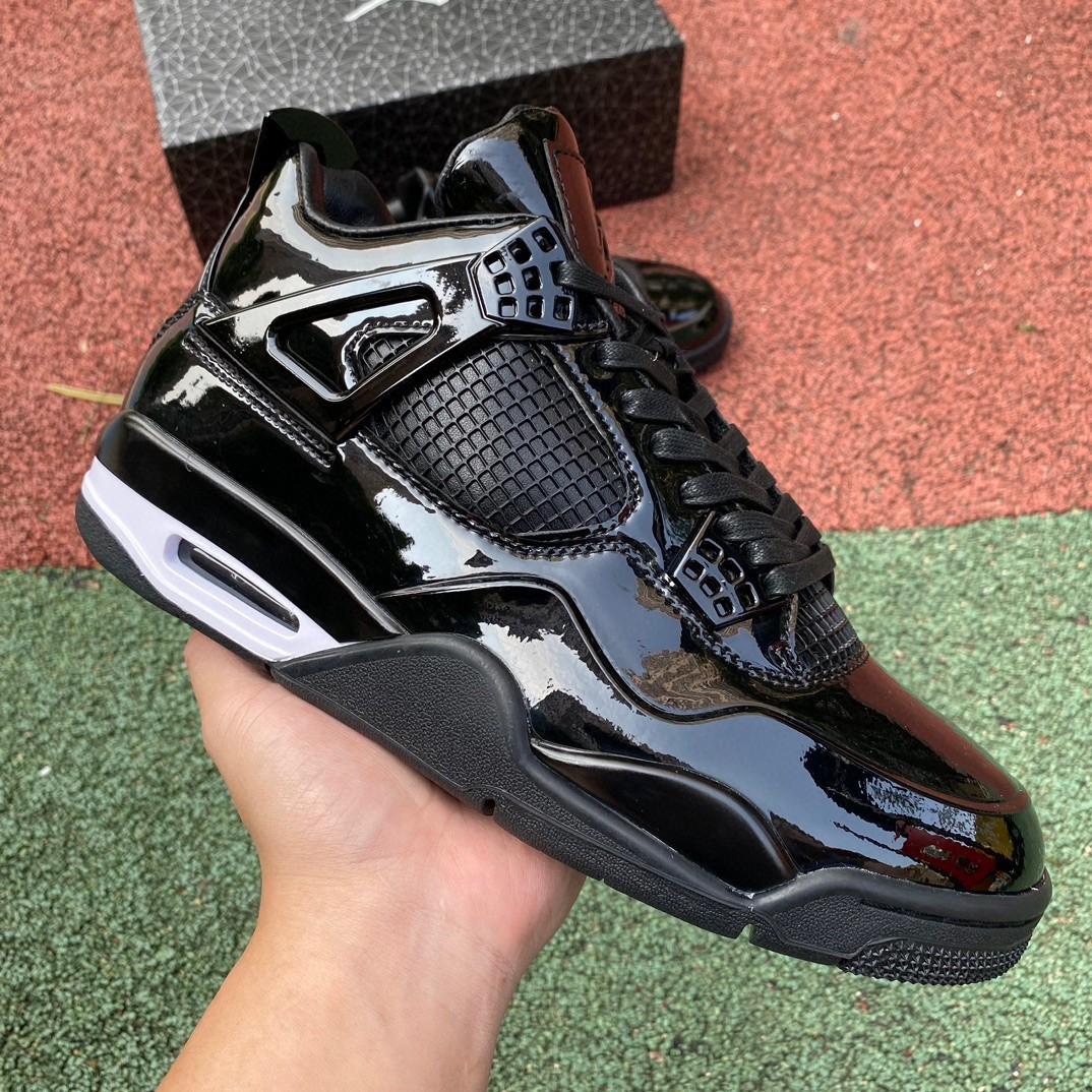 Air Jordan 4 Lab4 Black Sneakers    719864-010 - DopestKickz