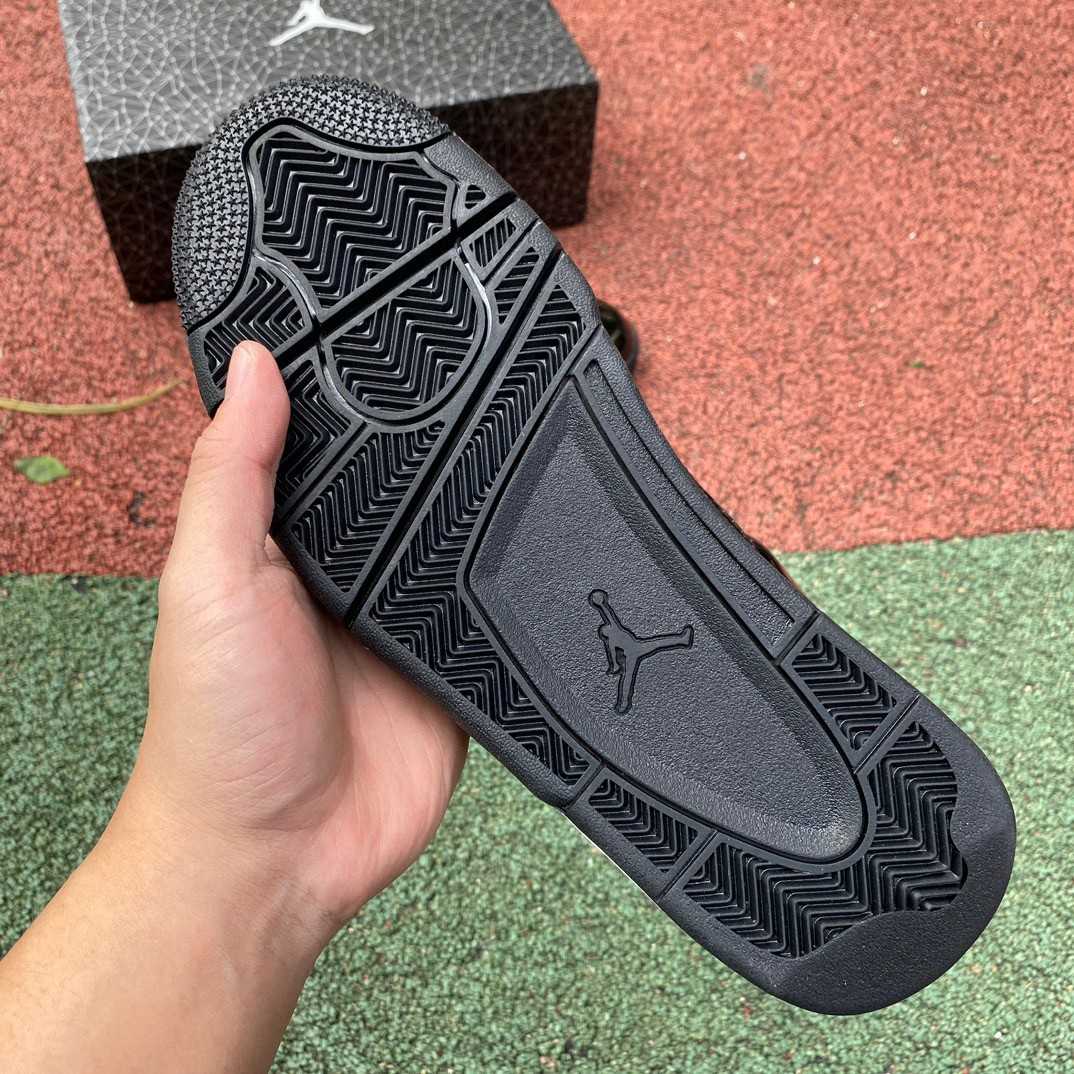 Air Jordan 4 Lab4 Black Sneakers    719864-010 - DopestKickz