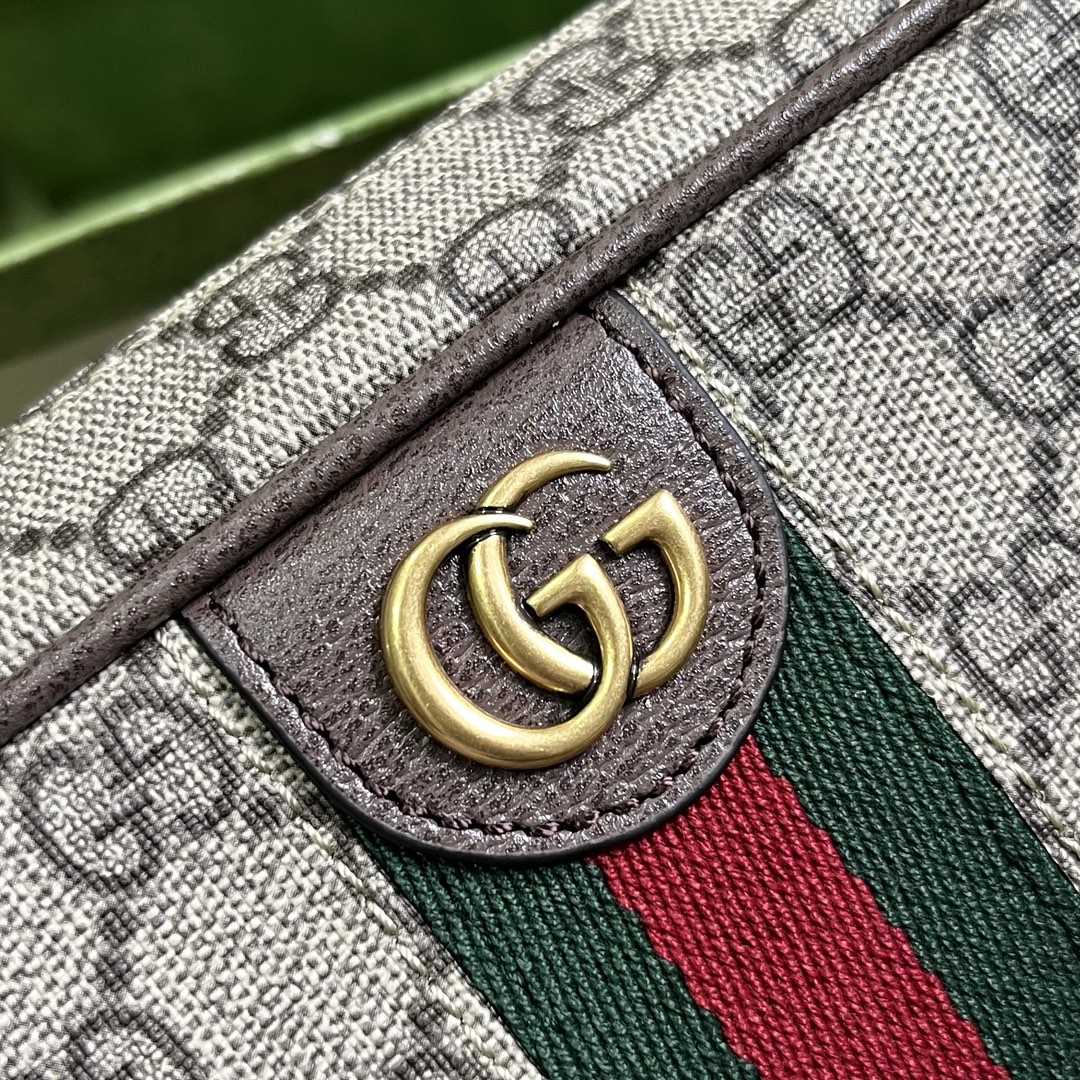 Gucci  Savoy Toiletry Case With Web (14.5x 23.5x 6.5cm) - DopestKickz