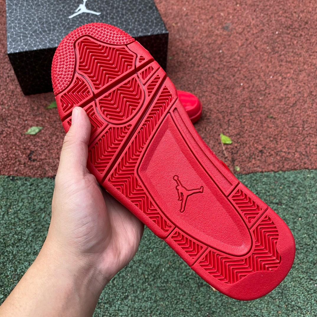 Air Jordan 4 Lab4 Red Sneakers    719864-600 - DopestKickz