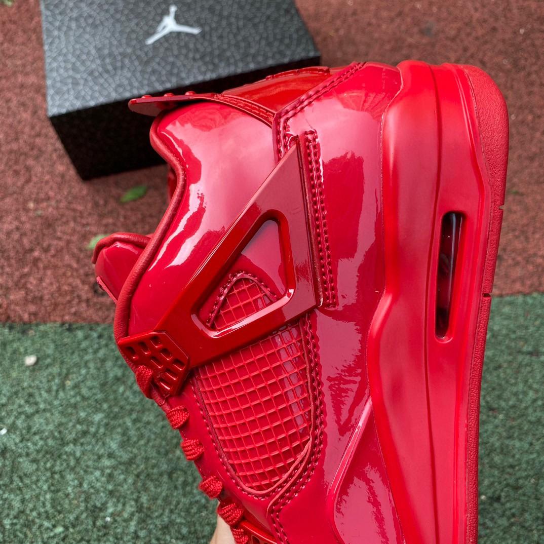 Air Jordan 4 Lab4 Red Sneakers    719864-600 - DopestKickz