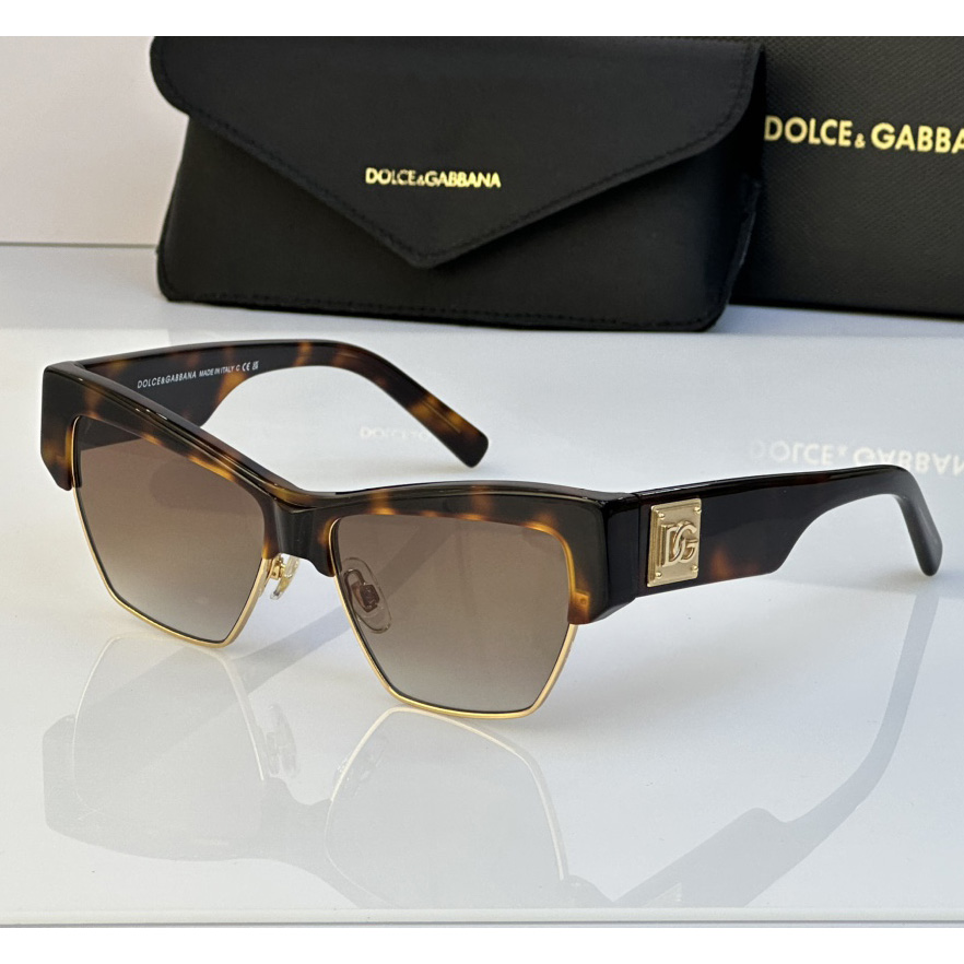 Dolce & Gabbana Logo-plaque Cat-eye Frame Sunglasses   DG4415 - DopestKickz