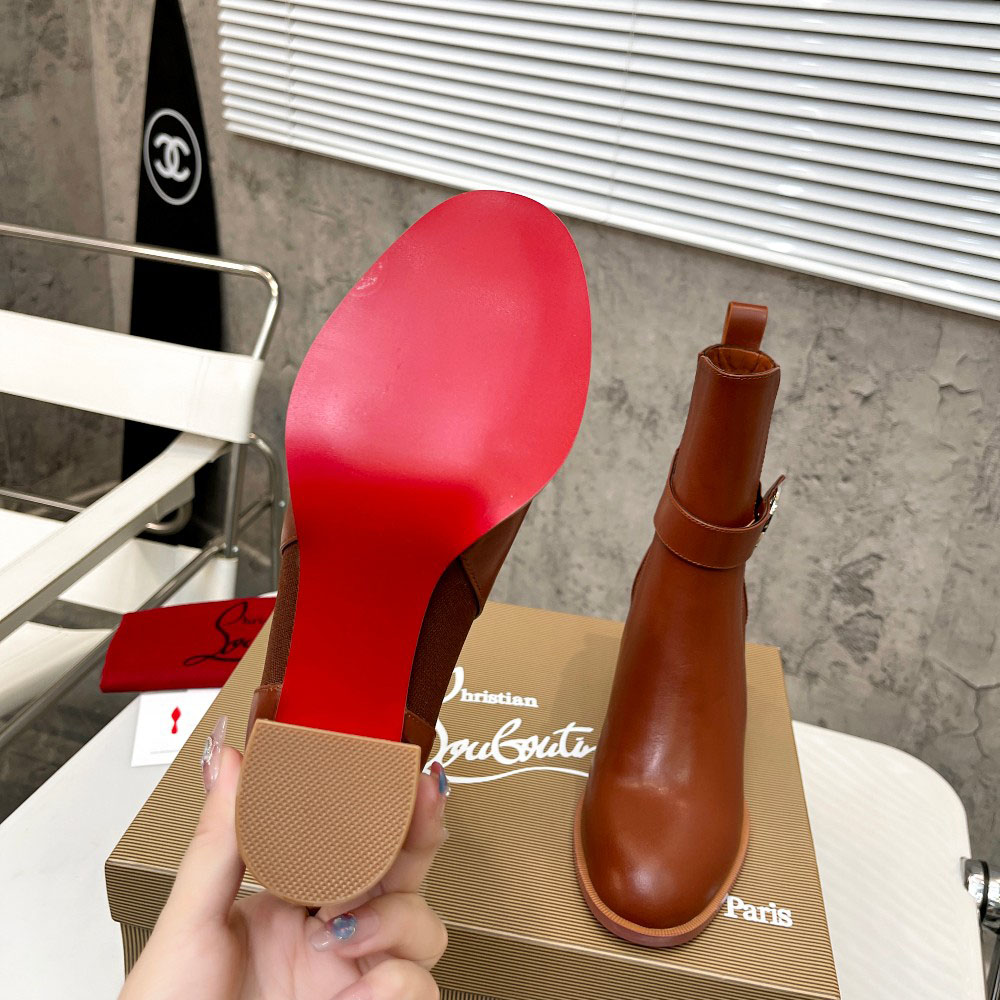 Christian Louboutin CL Chelsea Leather booty - DopestKickz