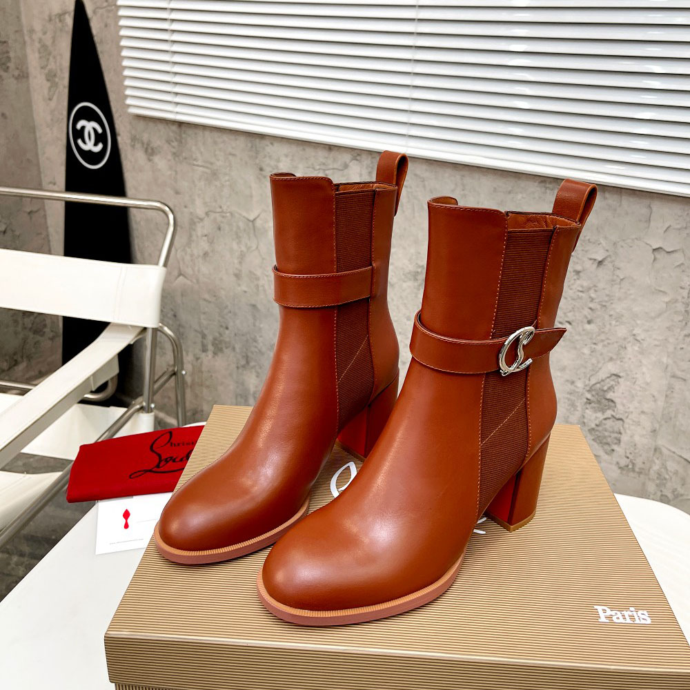 Christian Louboutin CL Chelsea Leather booty - DopestKickz