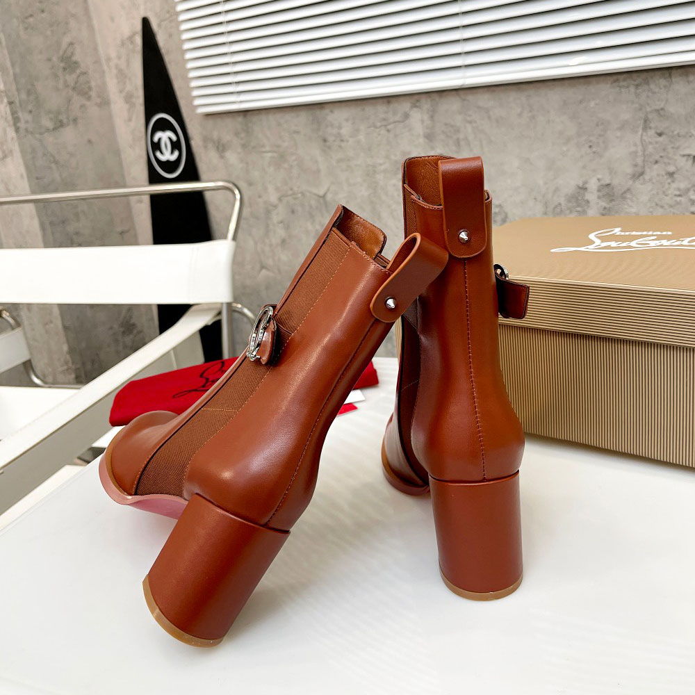 Christian Louboutin CL Chelsea Leather booty - DopestKickz