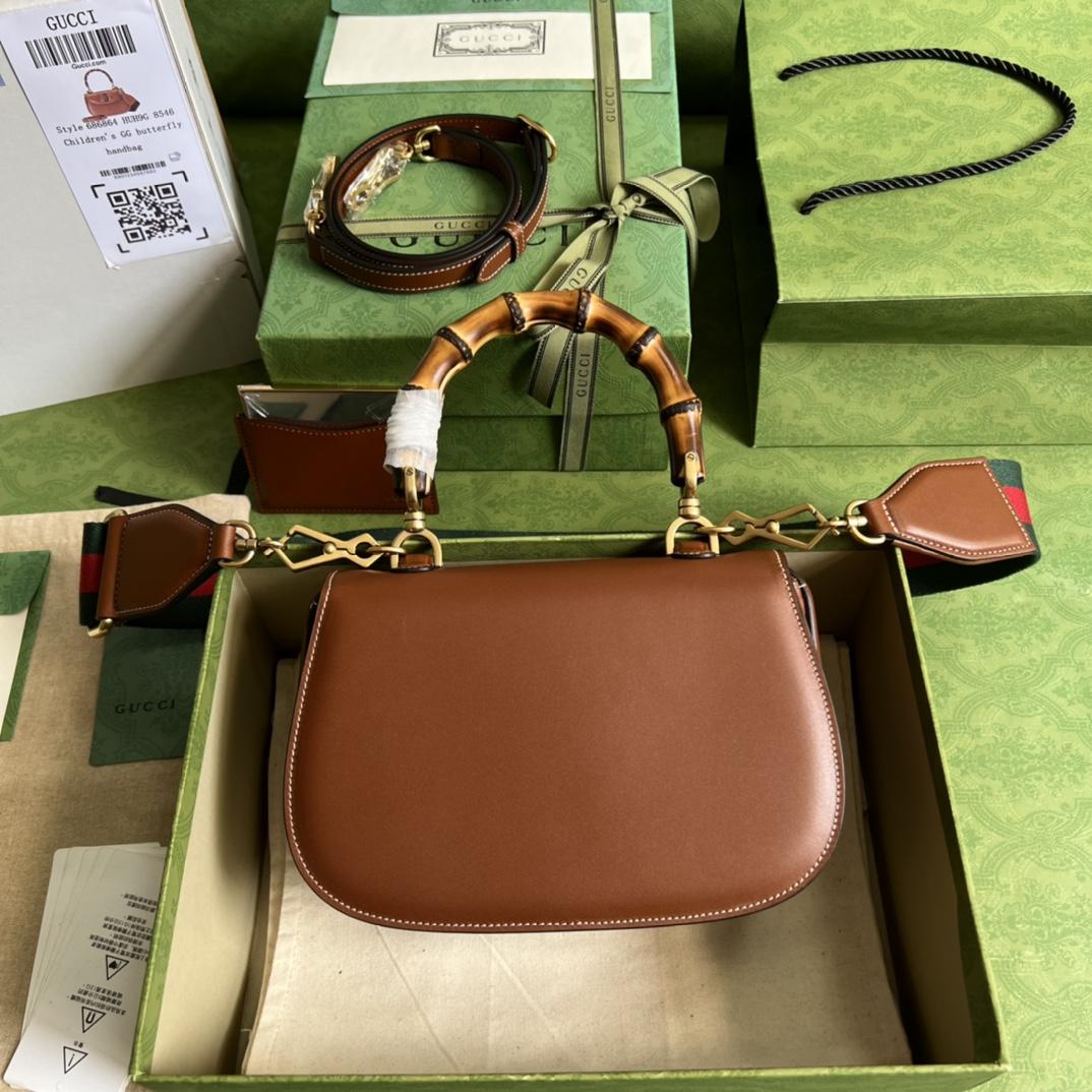 Gucci Bamboo 1947 Small Bag (21-15-7cm) - DopestKickz