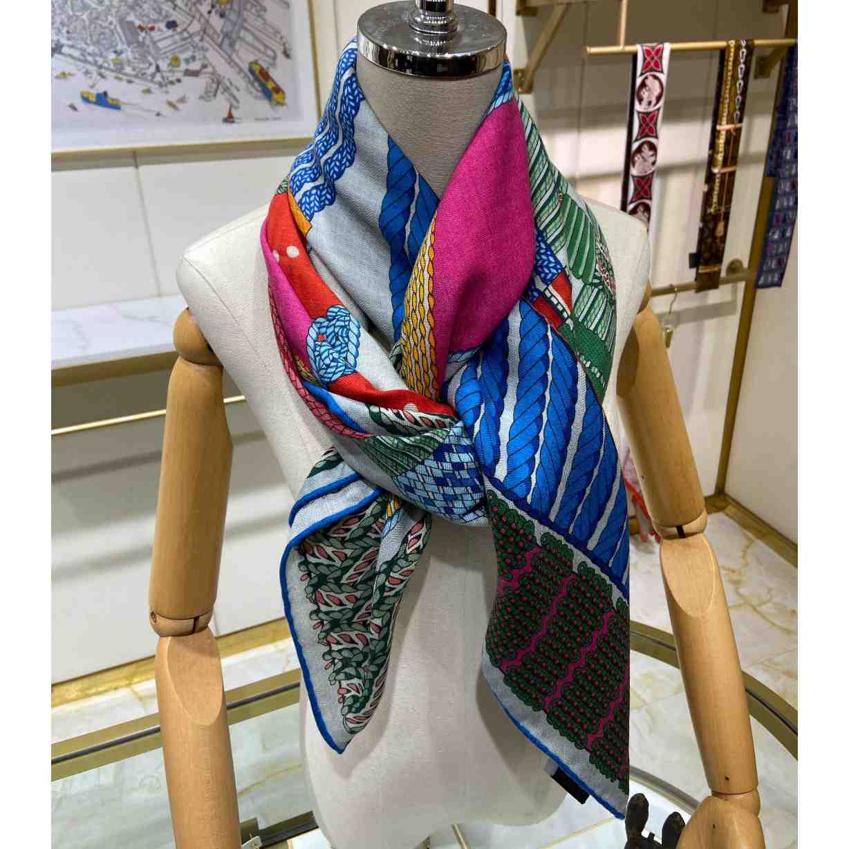 Hermes Dressage Tressage Shawl 140 - DopestKickz
