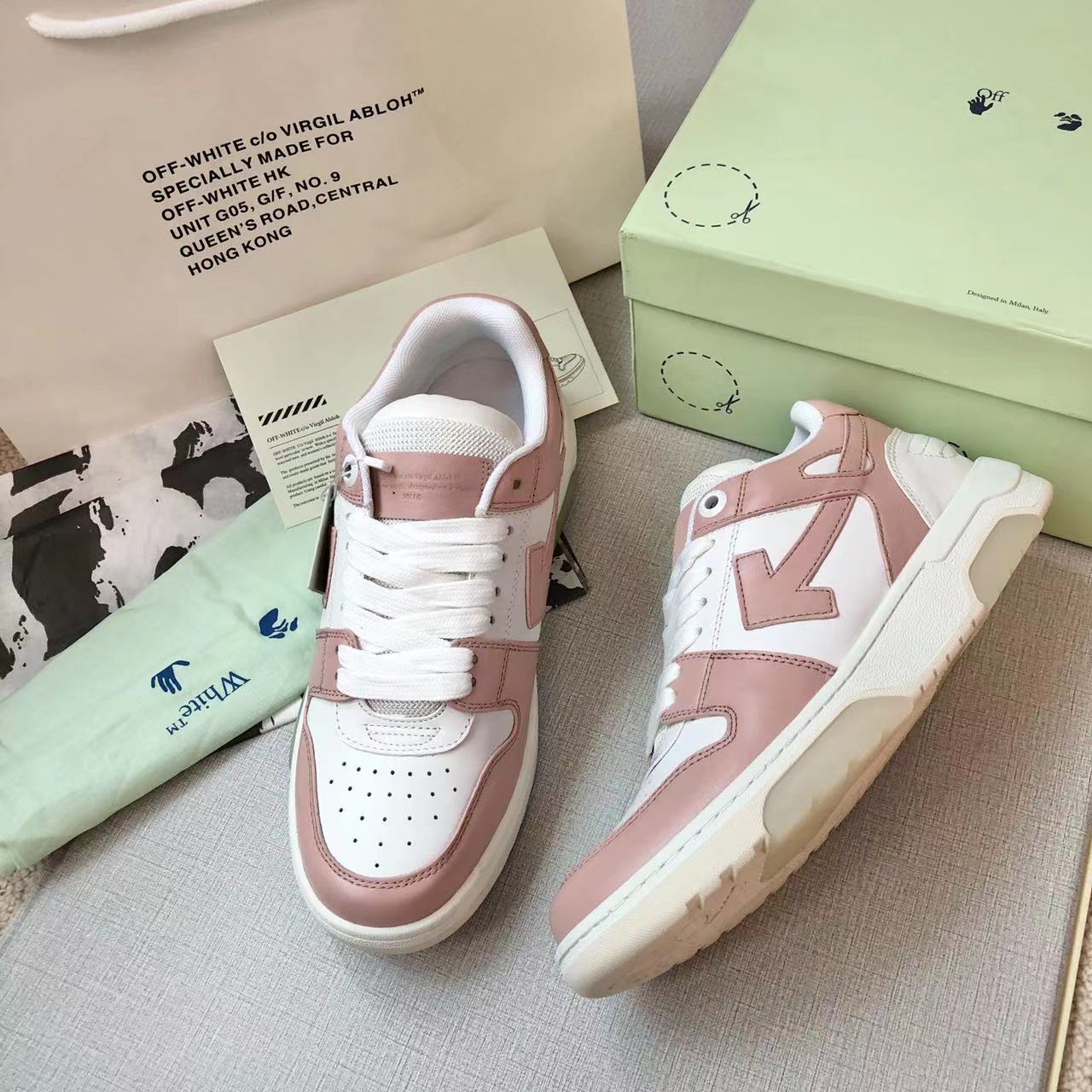 Off White Out Of Office Calf Leather Sneaker - DopestKickz