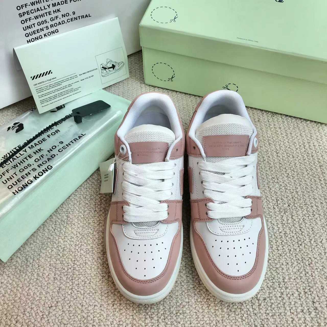 Off White Out Of Office Calf Leather Sneaker - DopestKickz