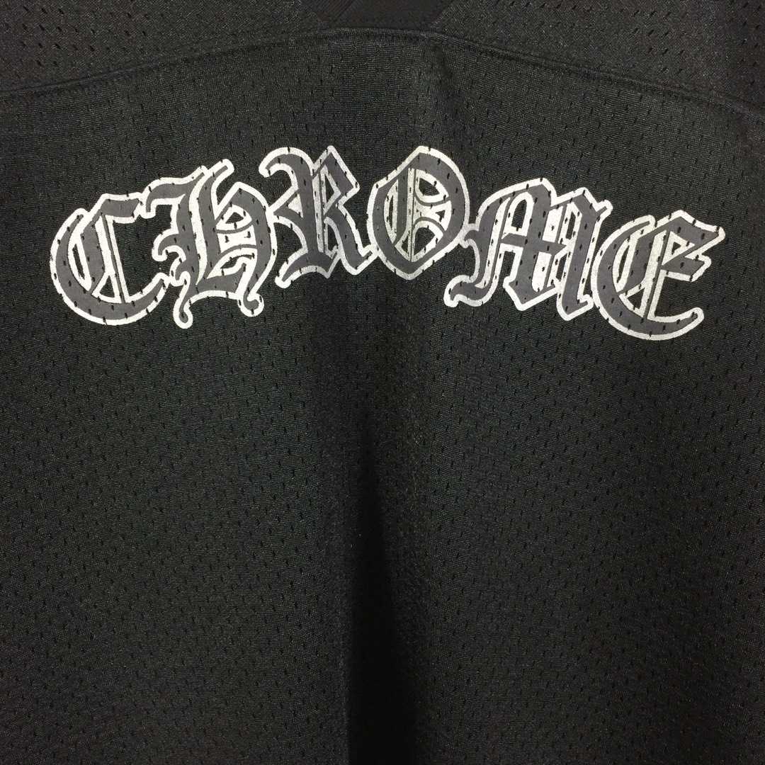 Chrome Heart Sports Mesh Warm Up Jersey Black - DopestKickz