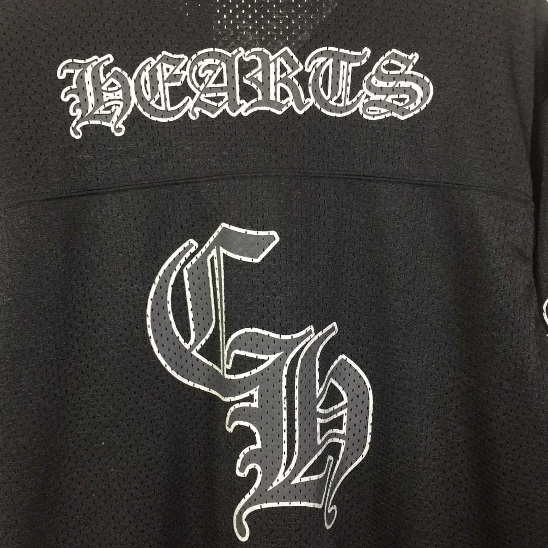 Chrome Heart Sports Mesh Warm Up Jersey Black - DopestKickz