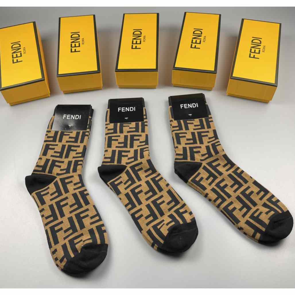Fendi Socks /Box - DopestKickz