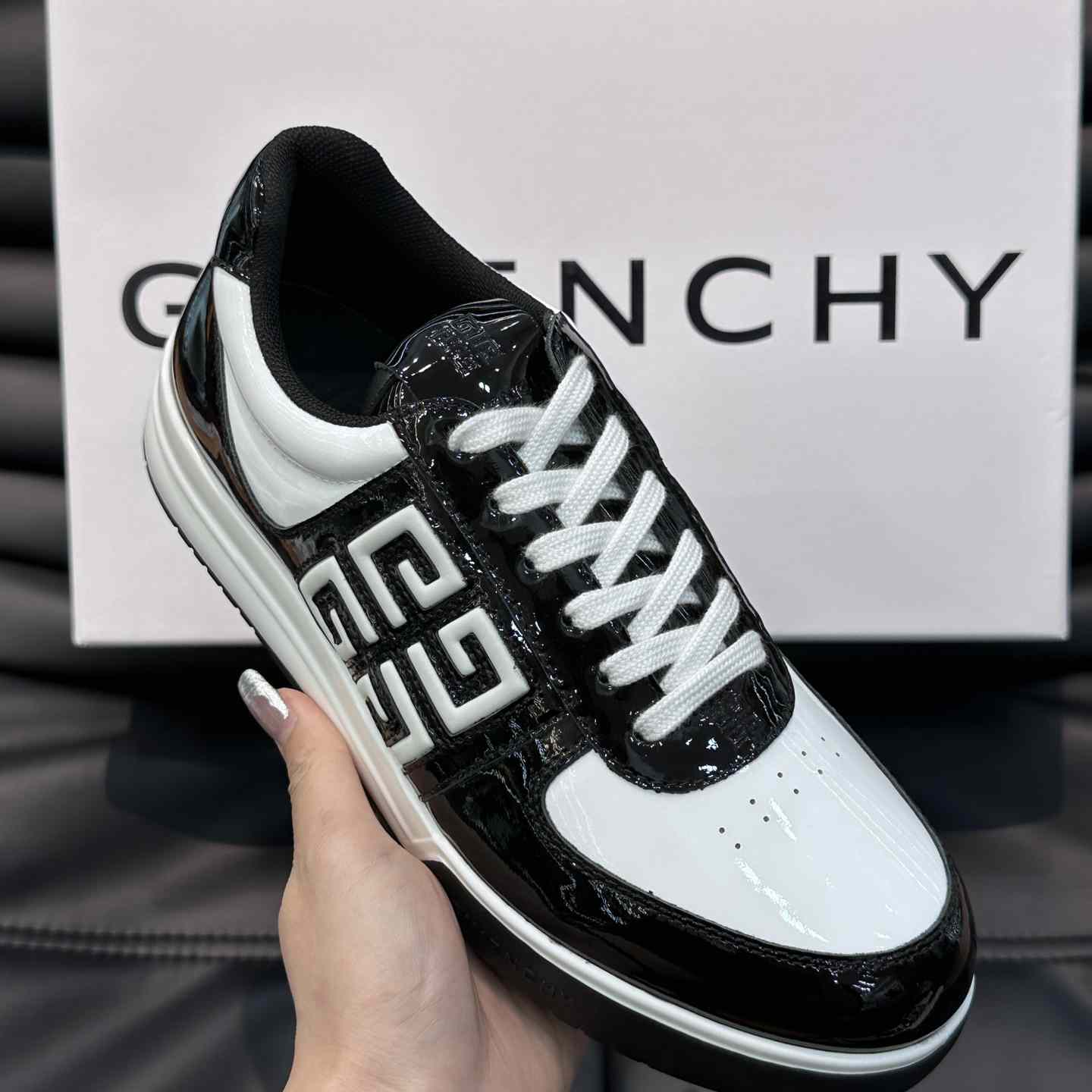 Givenchy G4 Sneakers In Patent Leather - DopestKickz