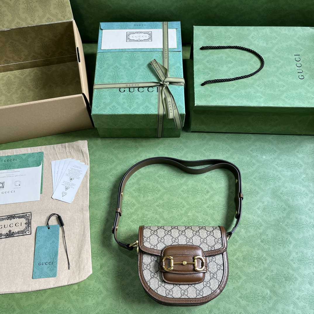 Gucci Horsebit 1955 Mini Rounded Bag (20x 13x 6cm) - DopestKickz