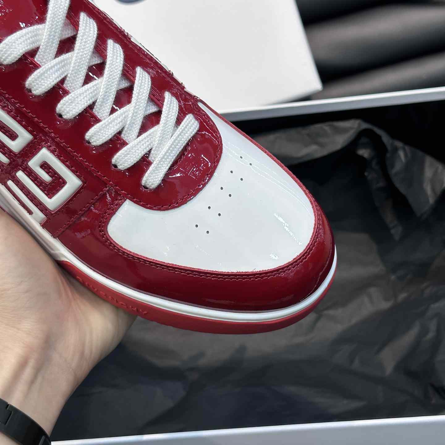 Givenchy G4 Sneakers In Patent Leather - DopestKickz
