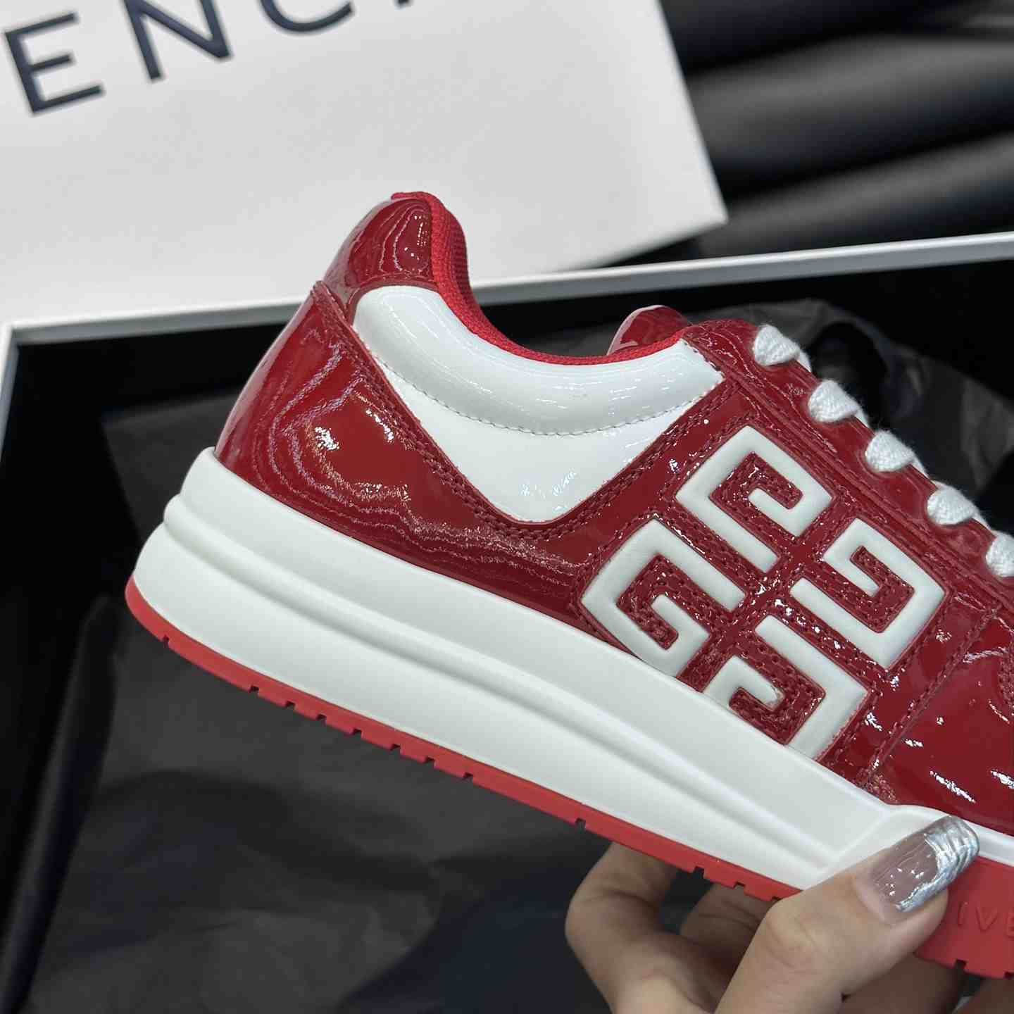 Givenchy G4 Sneakers In Patent Leather - DopestKickz