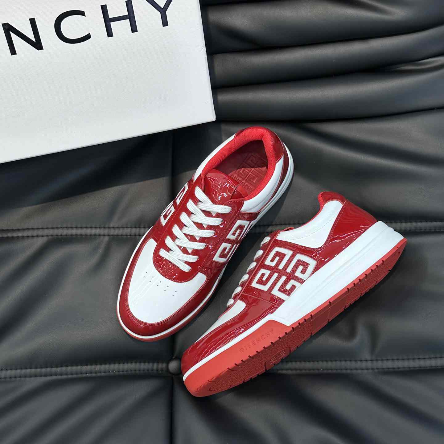 Givenchy G4 Sneakers In Patent Leather - DopestKickz