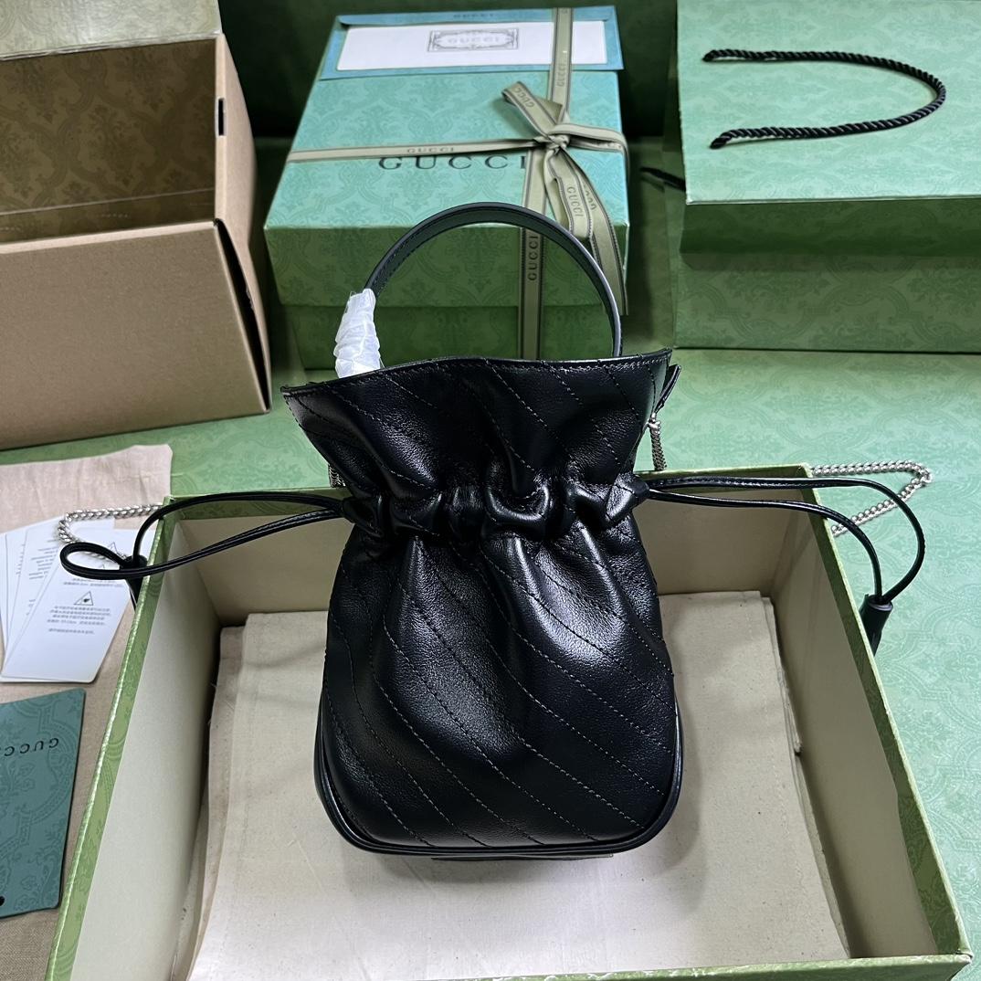 Gucci Blondie Mini Bucket Bag - DopestKickz