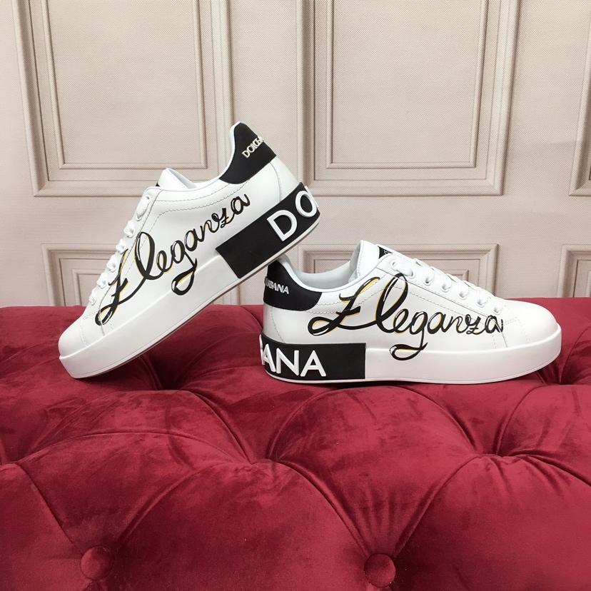 Dolce & Gabbana Portofino 'Eleganza Print - White Black' - DopestKickz