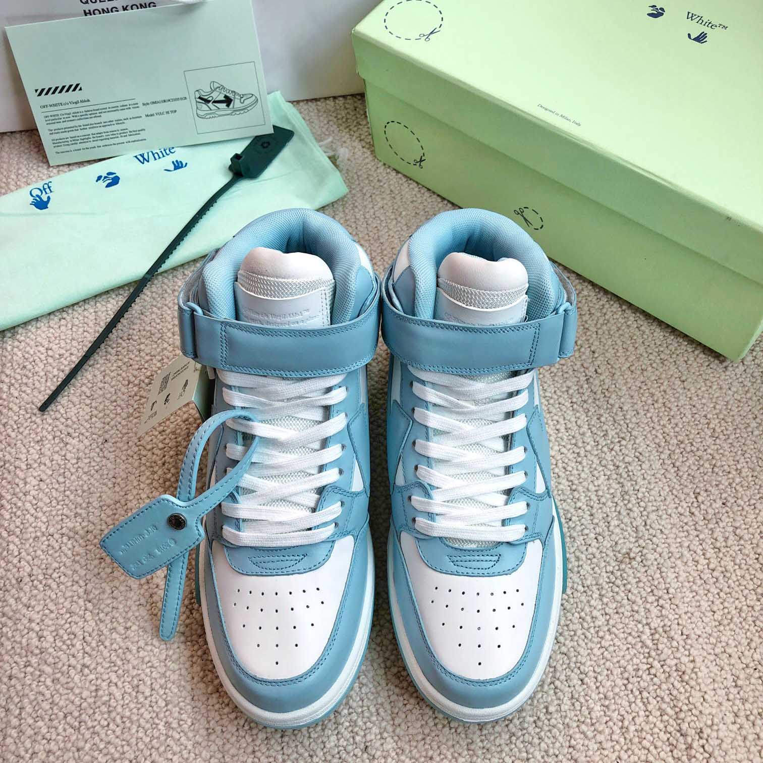 Off White Out Of Office Mid Top Sneaker - DopestKickz