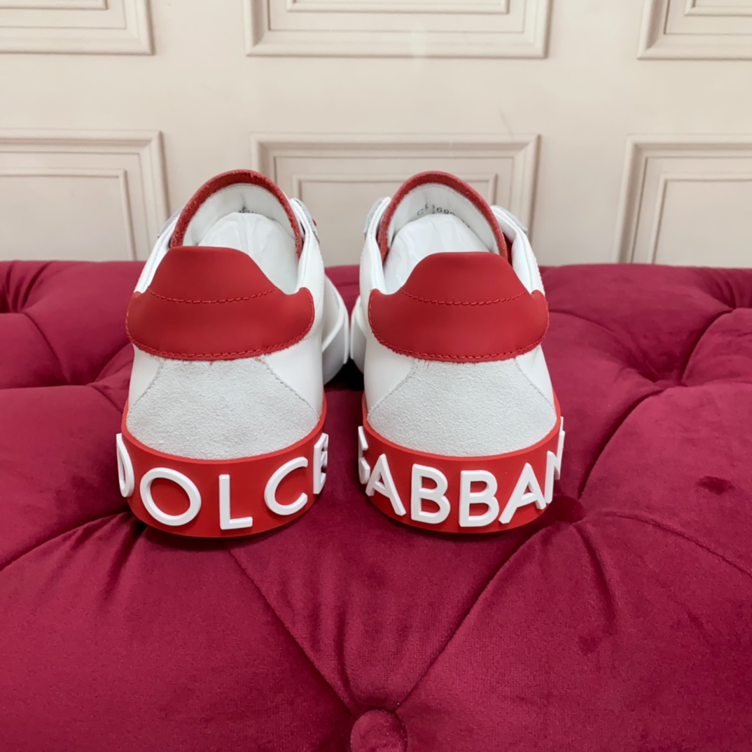 Dolce & Gabbana Calfskin Portofino Sneakers - DopestKickz