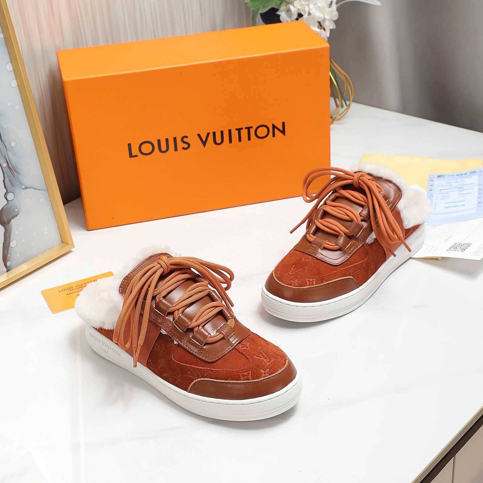 Louis Vuitton Lous Open Back Sneaker - DopestKickz