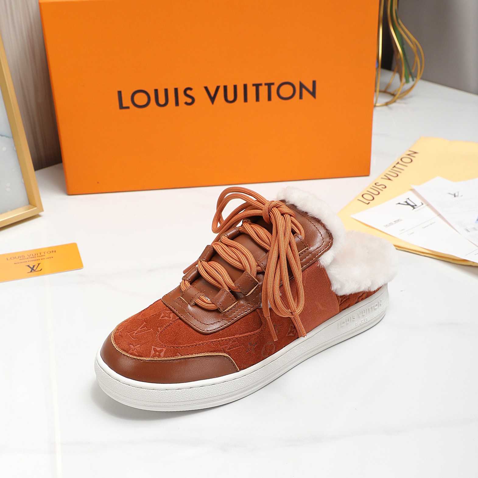 Louis Vuitton Lous Open Back Sneaker - DopestKickz