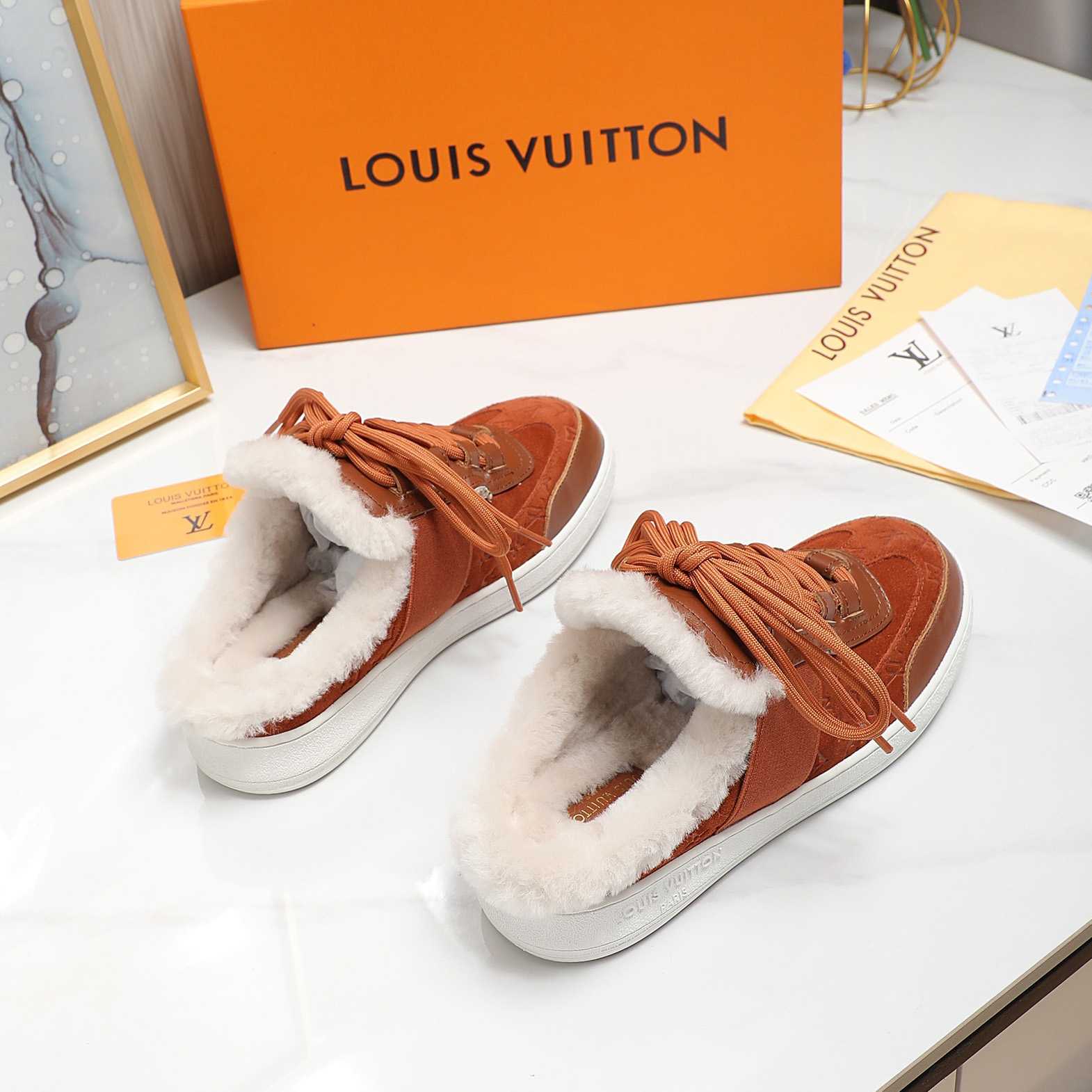 Louis Vuitton Lous Open Back Sneaker - DopestKickz