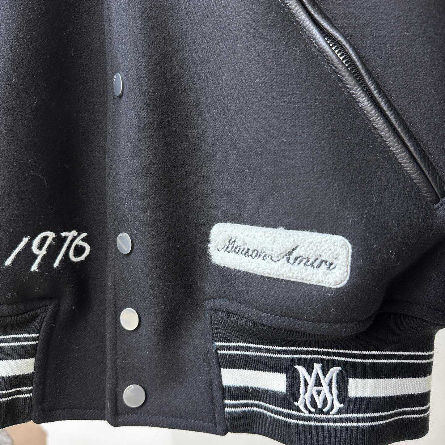 Amiri Bones Varsity Jacket - DopestKickz