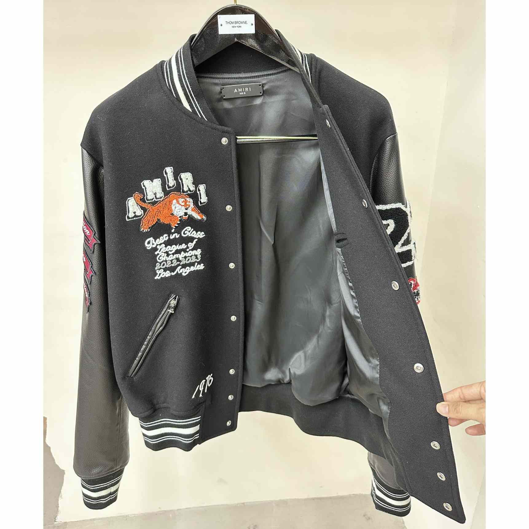 Amiri Bones Varsity Jacket - DopestKickz