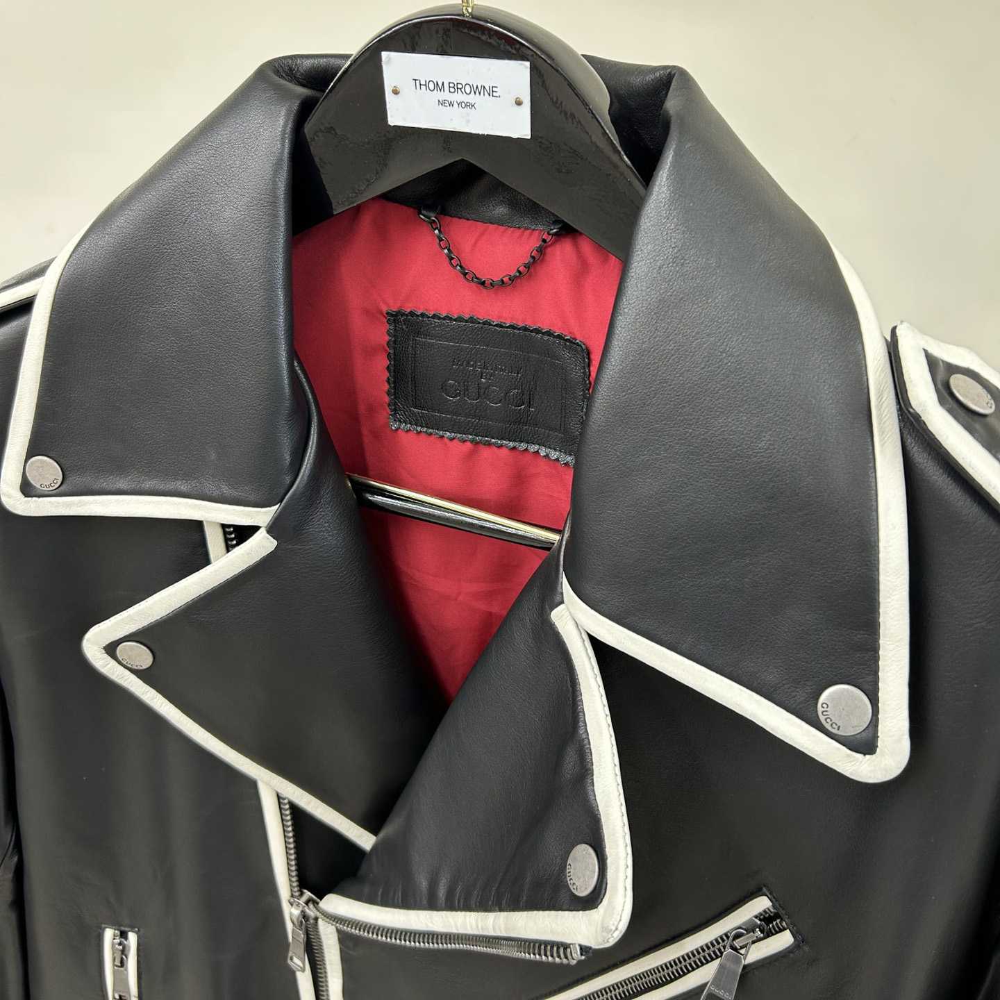 Gucci Leather Jacket - DopestKickz