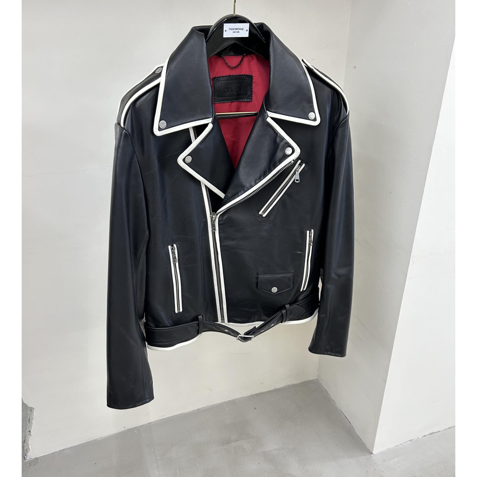 Gucci Leather Jacket - DopestKickz
