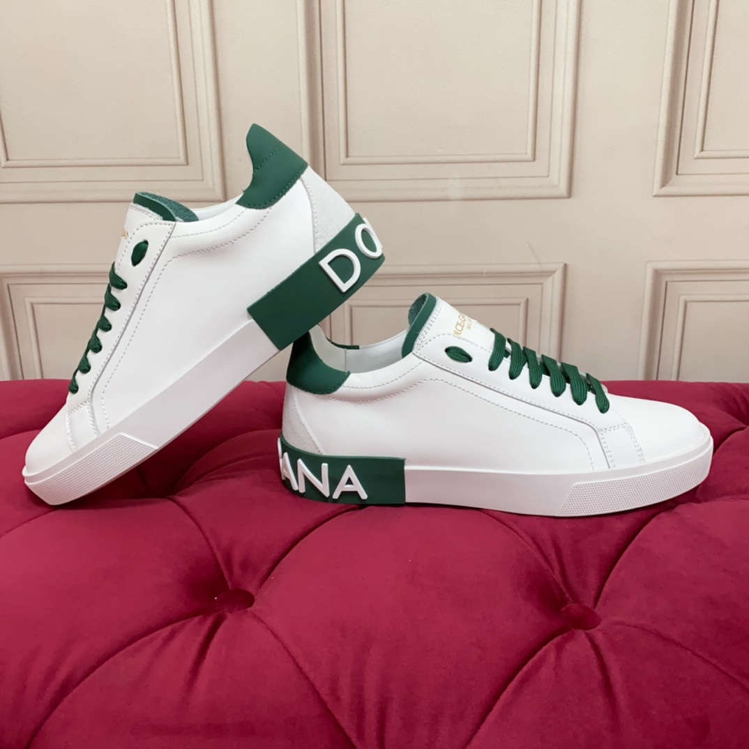 Dolce & Gabbana Calfskin Portofino Sneakers - DopestKickz
