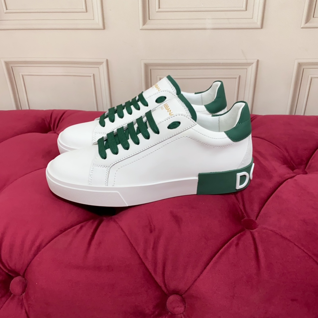 Dolce & Gabbana Calfskin Portofino Sneakers - DopestKickz