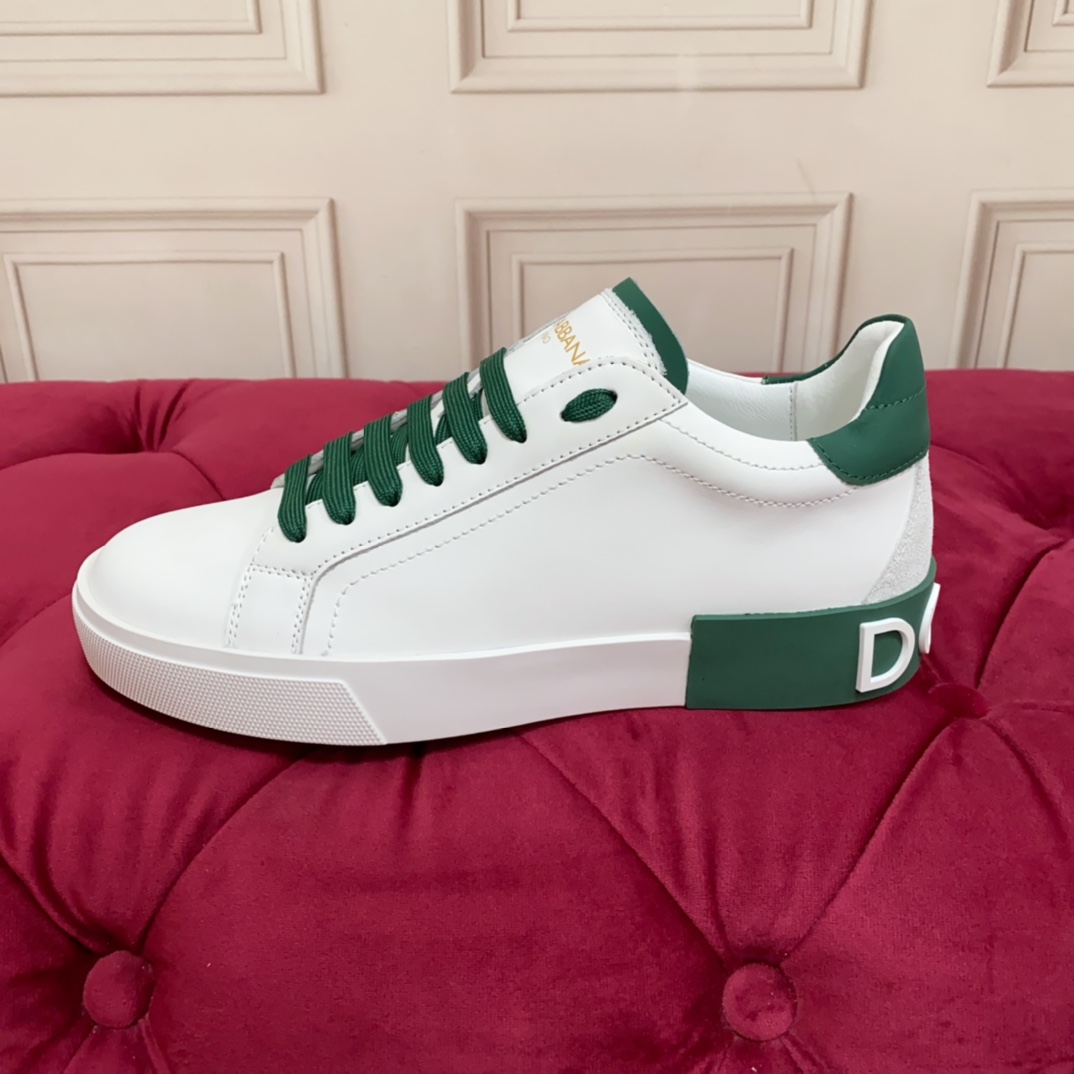 Dolce & Gabbana Calfskin Portofino Sneakers - DopestKickz