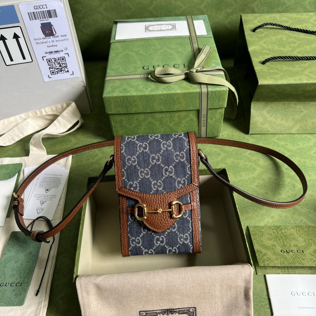 Gucci Horsebit 1955 Mini Bag(11.5-17-4CM) - DopestKickz