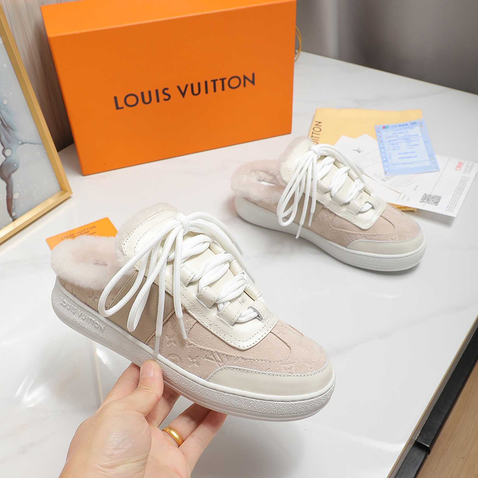 Louis Vuitton Lous Open Back Sneaker - DopestKickz