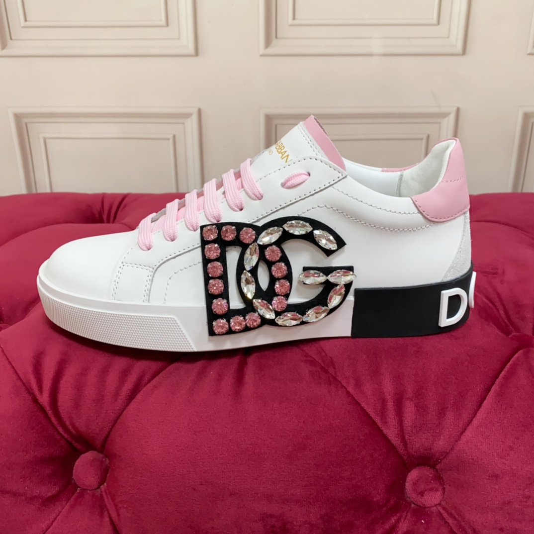 Dolce & Gabbana Calfskin Portofino Sneakers - DopestKickz