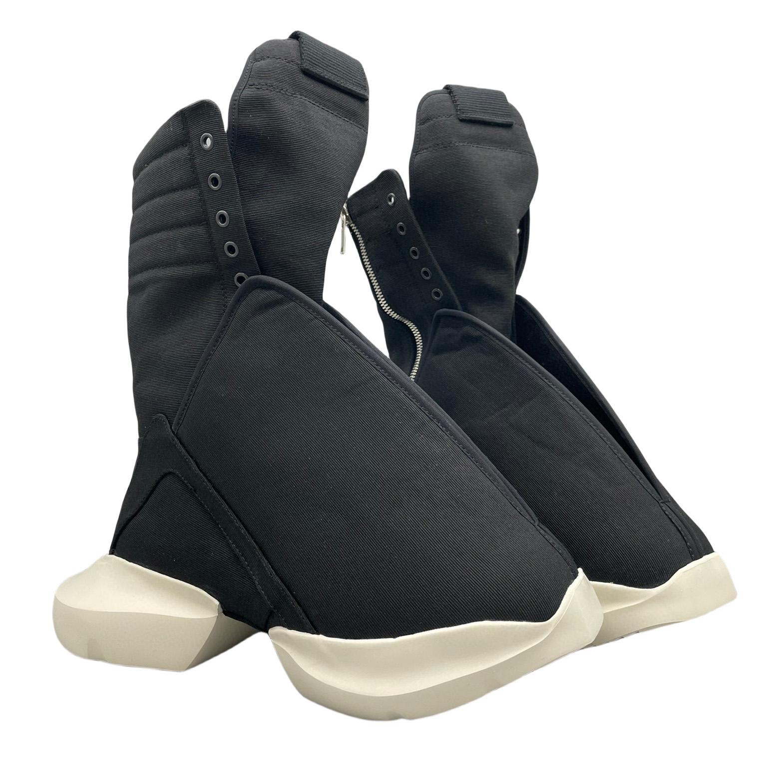 Rick Owens Drkshdw Megaturbo Dunk Boots Black - DopestKickz