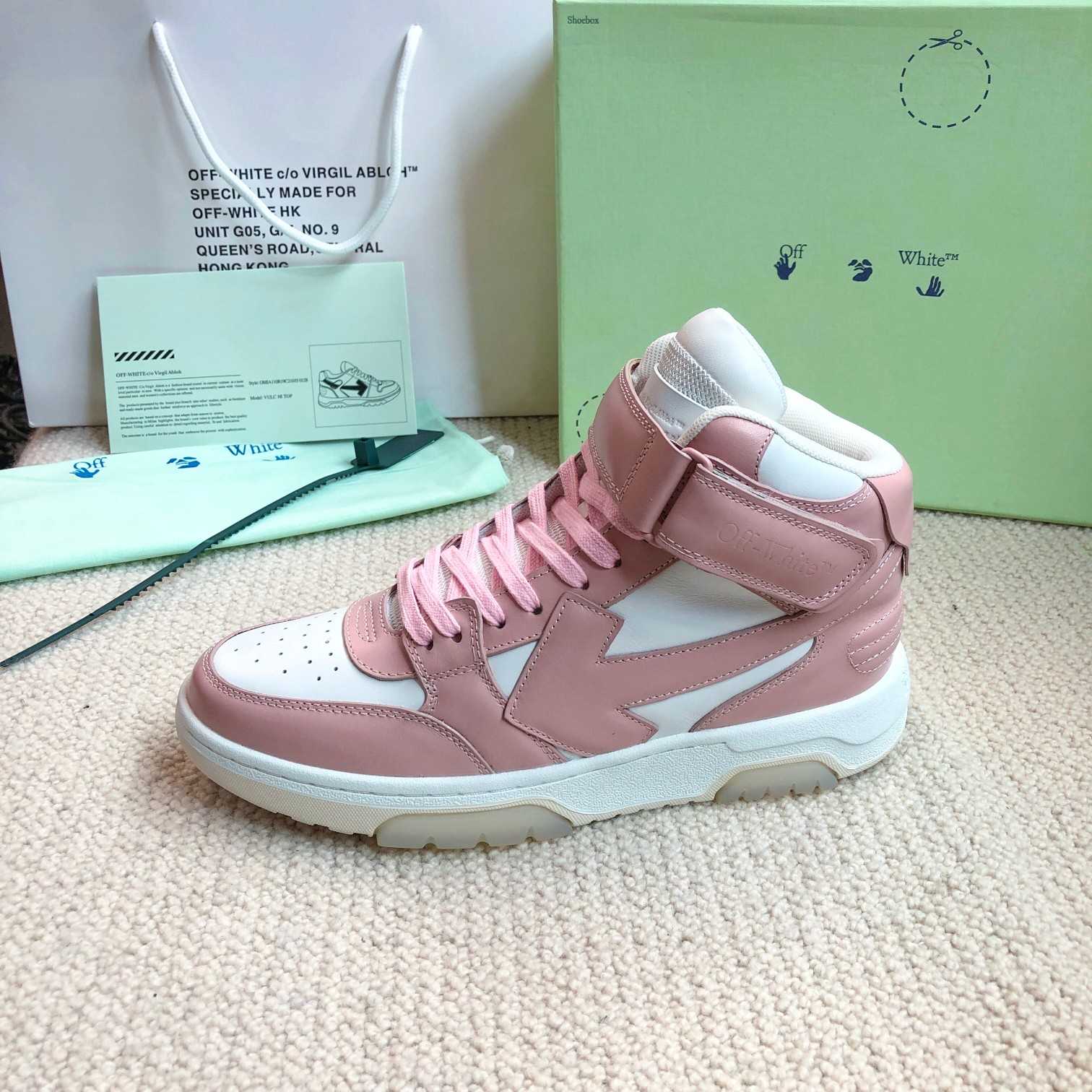 Off White Out Of Office Mid Top Sneaker - DopestKickz
