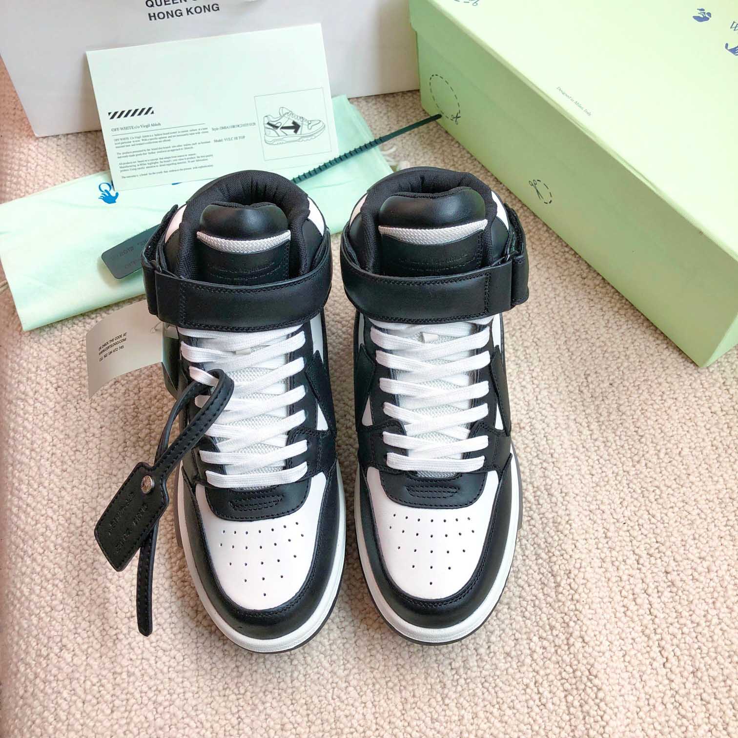 Off White Out Of Office Mid Top Sneaker - DopestKickz