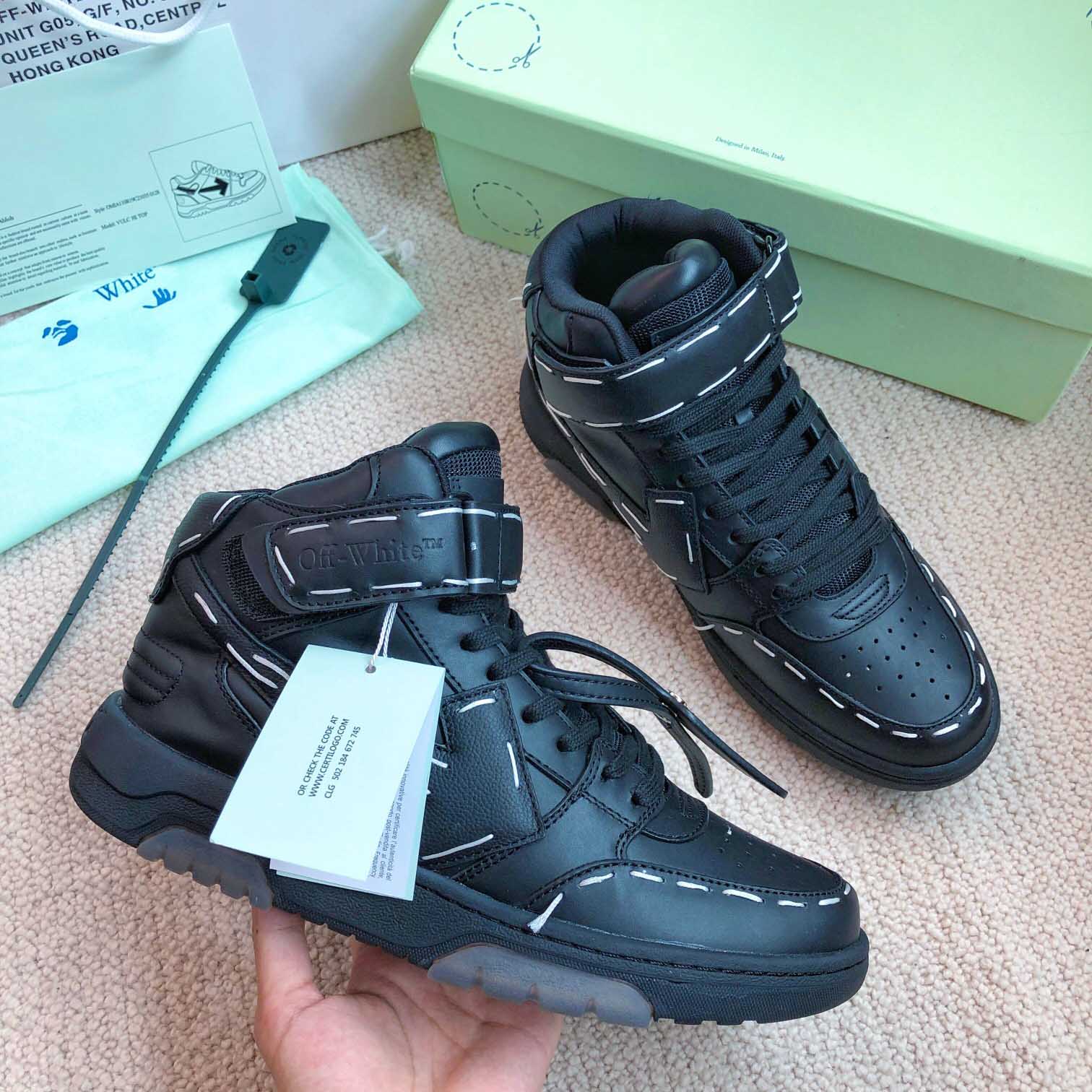 Off White Ooo Mid Sartorial Stitching - DopestKickz