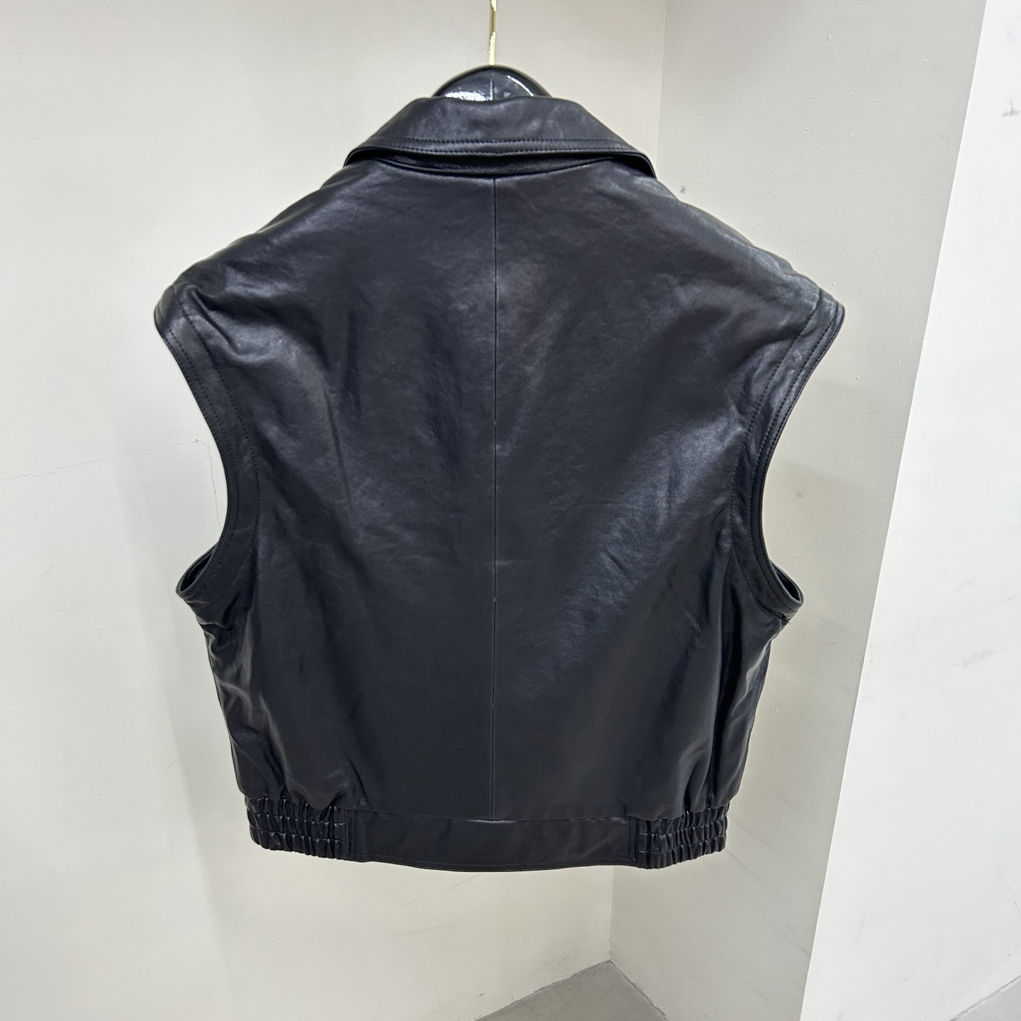 Saint Laurent Biker Jacket In Vintage Crinkled Lambskin - DopestKickz