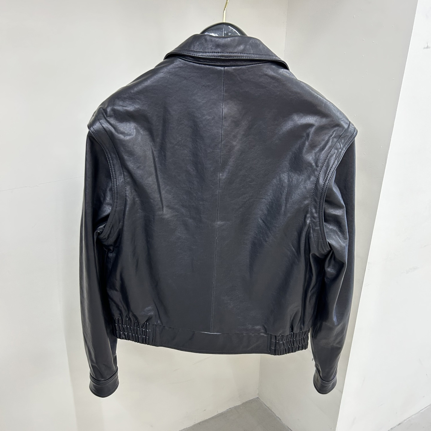 Saint Laurent Biker Jacket In Vintage Crinkled Lambskin - DopestKickz