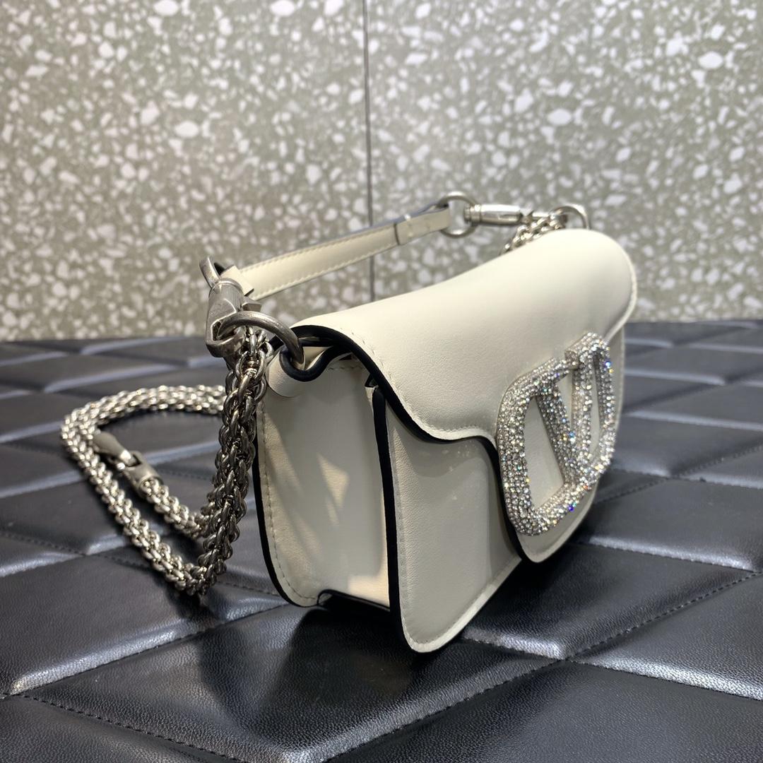Valenti Locò Small Shoulder Bag With Jewel Logo - DopestKickz